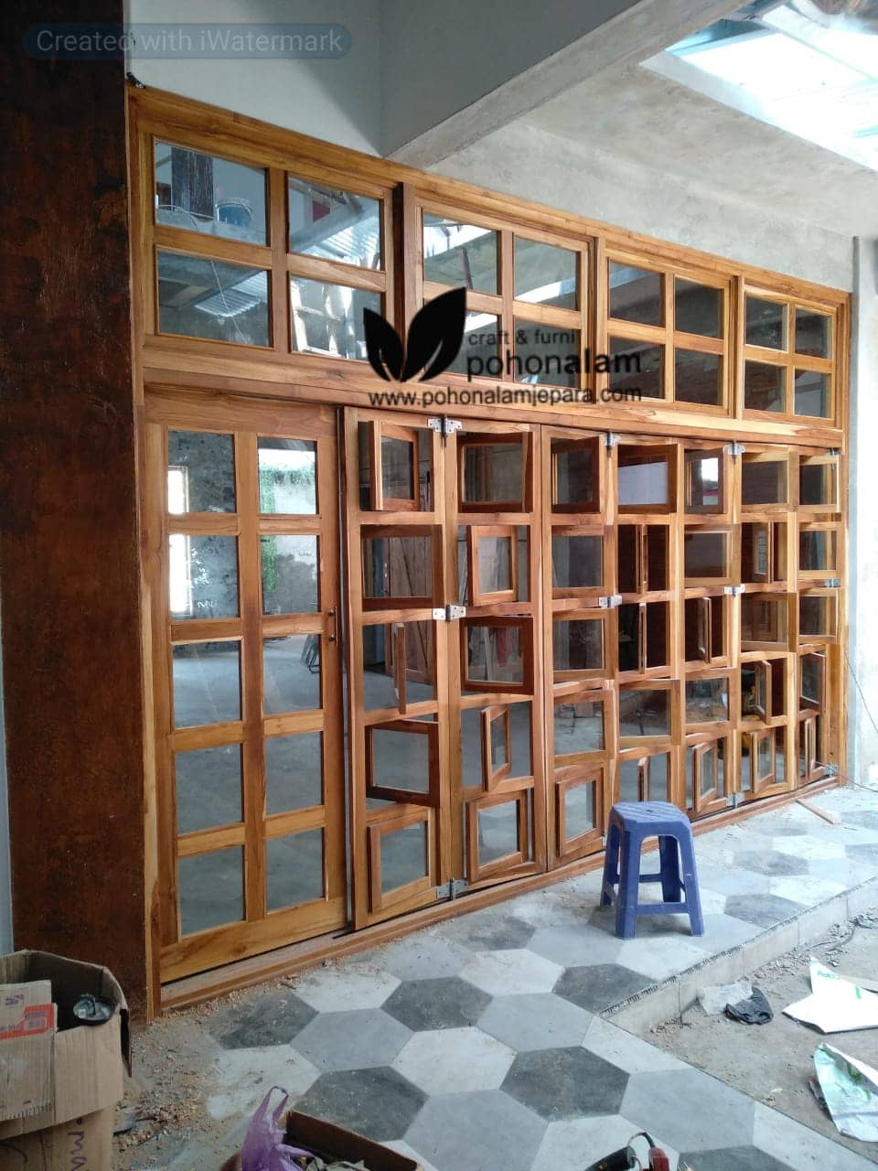 Pintu Garasi Kayu Jati Pohon Alam Jepara Pintu Garasi Kayu Jati